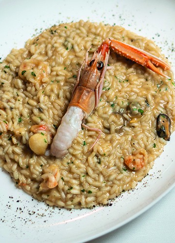 Menu del Ristorante di pesce Dietro le quinte